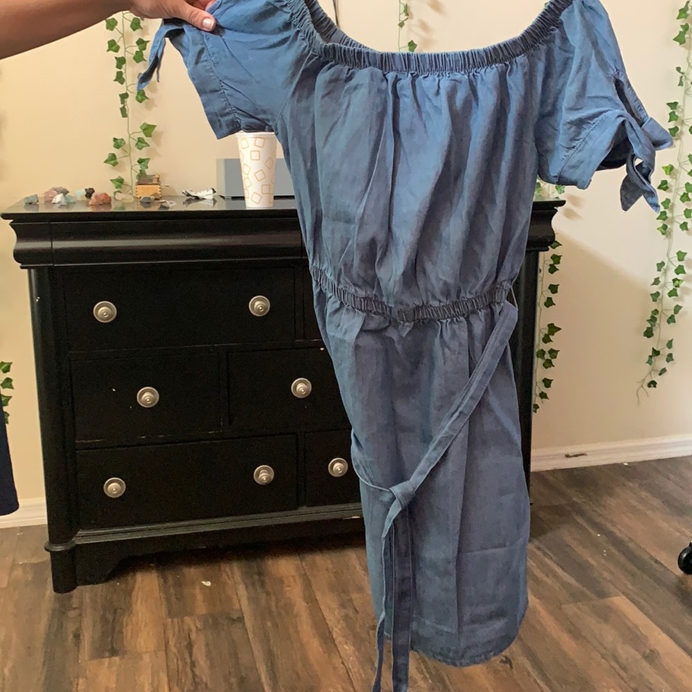 Denim sun dress
